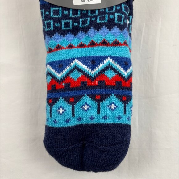 Pudus Slipper Socks Nordic Pattern Cozy Non-Slip Vegan - Picture 5 of 6